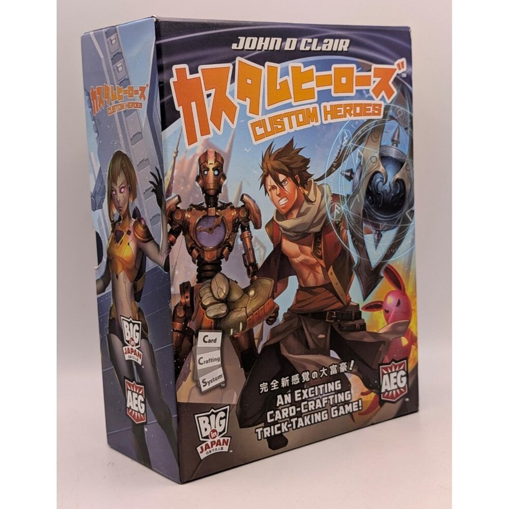 Custom Heroes Game Card Crafting Trick Taking Play AEG John D Clair 2017